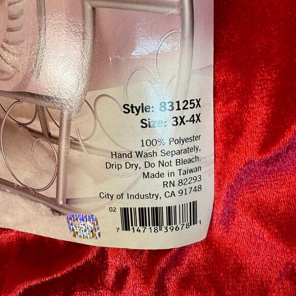 Leg Avenue  Santas Little Helper Christmas Costume Xmas 3X 4X Holiday Collection - Picture 8 of 8